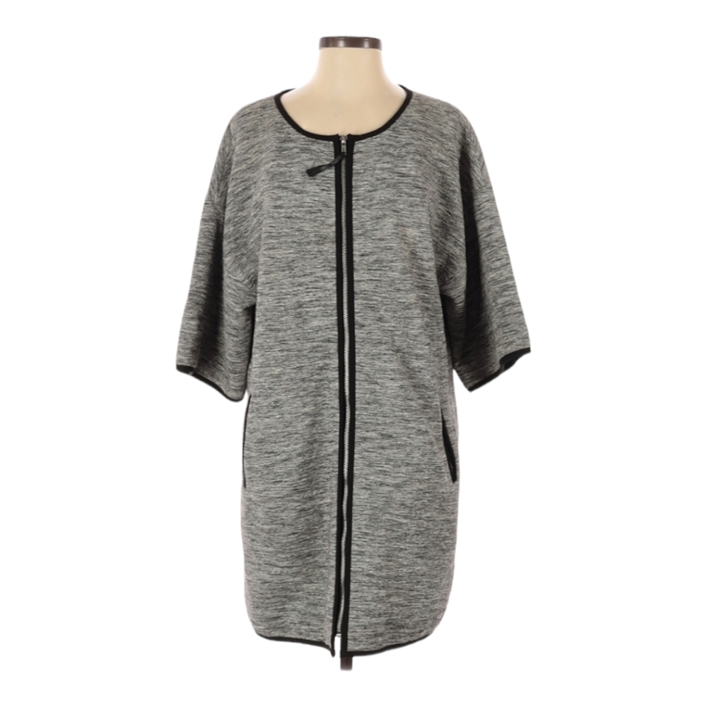 Anthro Aryn K. Jacket Size S Minimalist Style Thick Material‎ Cozy Warm Full Zip